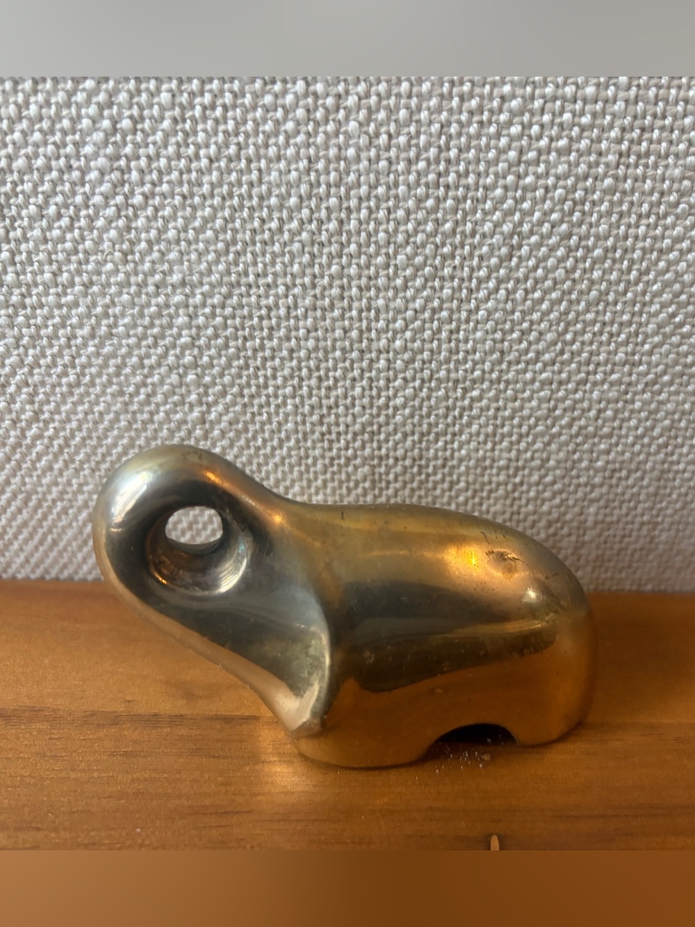 Vintage Brass Elephant Figurine